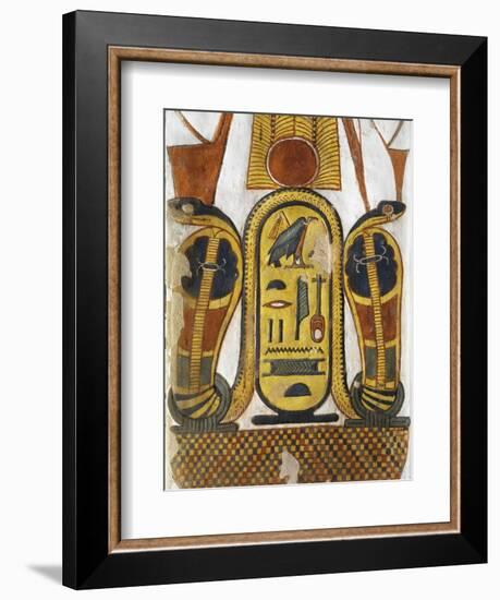 Cartouche Encloses Queen Given Name Nefertari Mery-En-Mut-null-Framed Giclee Print