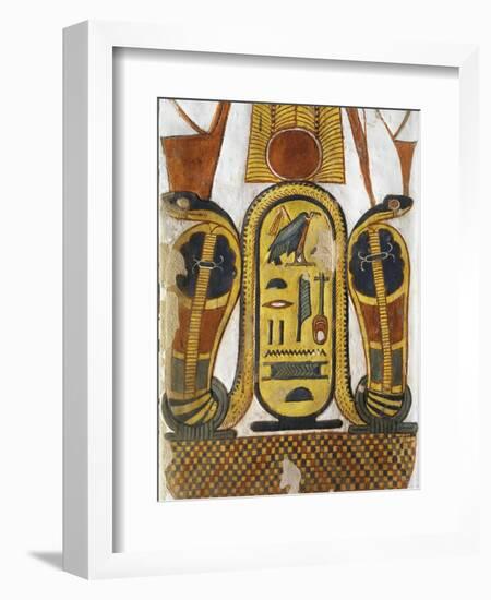 Cartouche Encloses Queen Given Name Nefertari Mery-En-Mut-null-Framed Giclee Print