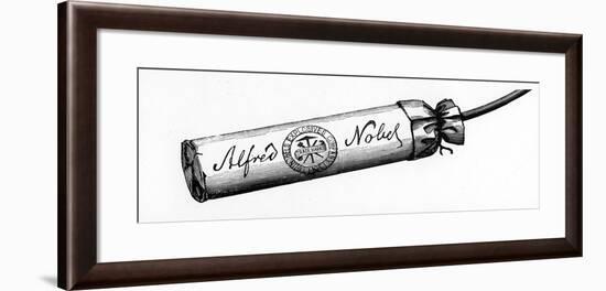 Cartridge from Nobel Explosives Company Limited, Ardeer, Ayrshire, 1884-null-Framed Giclee Print