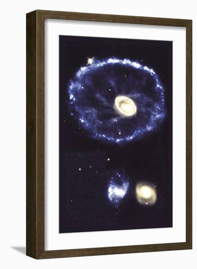 Cartwheel Galaxy-null-Framed Premium Giclee Print