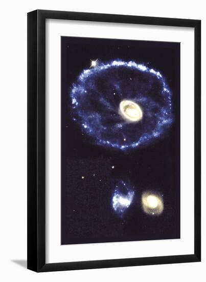 Cartwheel Galaxy-null-Framed Premium Giclee Print