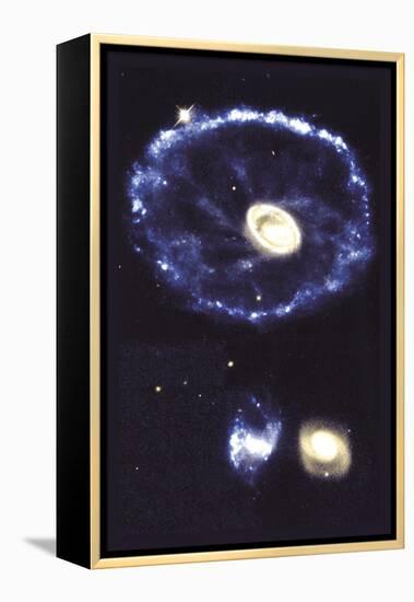 Cartwheel Galaxy-null-Framed Stretched Canvas