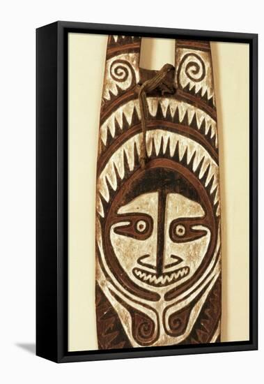 Carved Ancestor Board, Papua New Guinea, Mid 20th Century-Papua New Guinean-Framed Premier Image Canvas