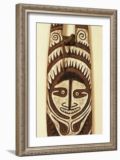 Carved Ancestor Board, Papua New Guinea, Mid 20th Century-Papua New Guinean-Framed Premium Photographic Print