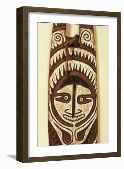 Carved Ancestor Board, Papua New Guinea, Mid 20th Century-Papua New Guinean-Framed Premium Photographic Print