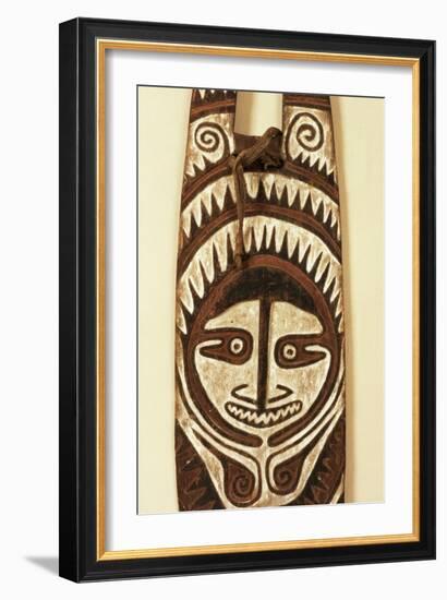 Carved Ancestor Board, Papua New Guinea, Mid 20th Century-Papua New Guinean-Framed Premium Photographic Print