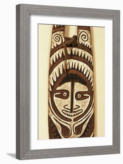 Carved Ancestor Board, Papua New Guinea, Mid 20th Century-Papua New Guinean-Framed Photographic Print