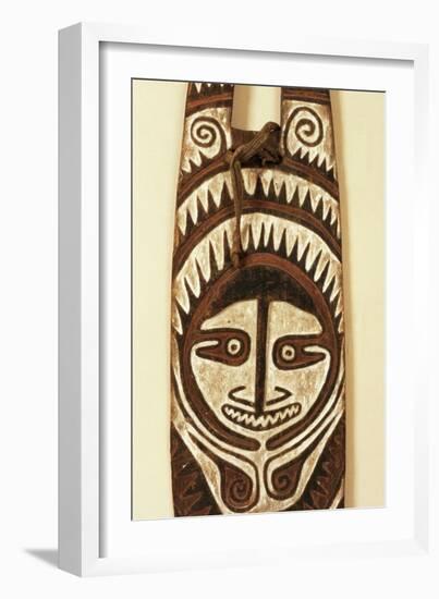 Carved Ancestor Board, Papua New Guinea, Mid 20th Century-Papua New Guinean-Framed Photographic Print