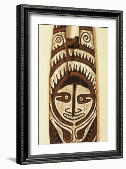 Carved Ancestor Board, Papua New Guinea, Mid 20th Century-Papua New Guinean-Framed Photographic Print