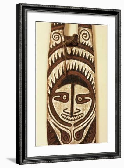 Carved Ancestor Board, Papua New Guinea, Mid 20th Century-Papua New Guinean-Framed Photographic Print