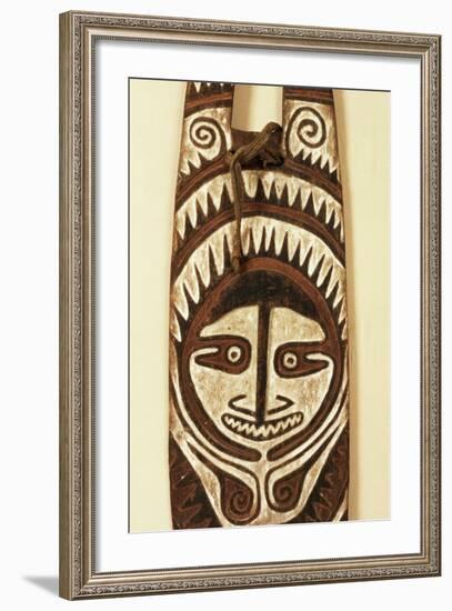 Carved Ancestor Board, Papua New Guinea, Mid 20th Century-Papua New Guinean-Framed Photographic Print