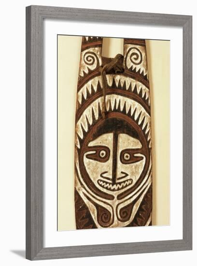 Carved Ancestor Board, Papua New Guinea, Mid 20th Century-Papua New Guinean-Framed Photographic Print