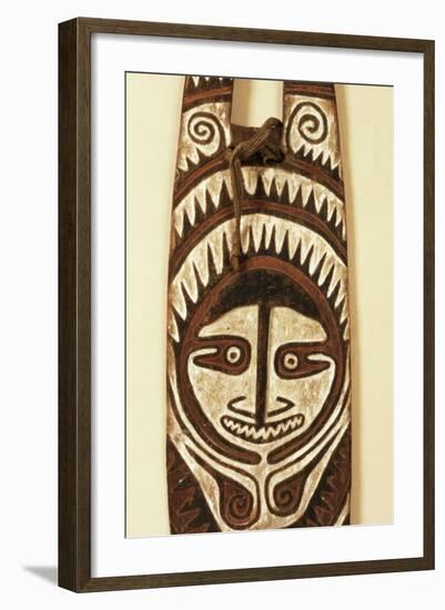 Carved Ancestor Board, Papua New Guinea, Mid 20th Century-Papua New Guinean-Framed Photographic Print