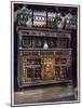Carved and Inlaid Oak Court Cupboard, 1910-Edwin Foley-Mounted Giclee Print
