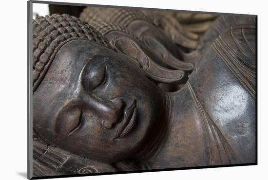 Carved Buddha Heads, Phnom Penh, Cambodia, Southeast Asia-Alex Robinson-Mounted Photographic Print