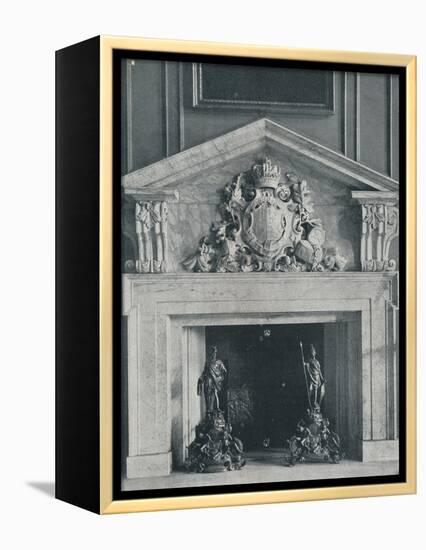 Carved Marble Chimneypiece by William Kent (1685-1748)-Unknown-Framed Premier Image Canvas