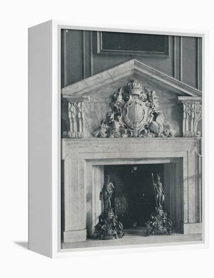 Carved Marble Chimneypiece by William Kent (1685-1748)-Unknown-Framed Premier Image Canvas