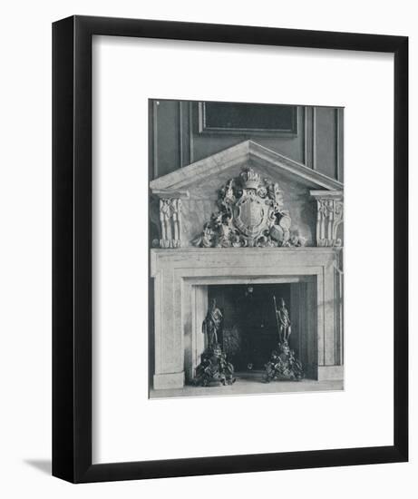 Carved Marble Chimneypiece by William Kent (1685-1748)-Unknown-Framed Photographic Print