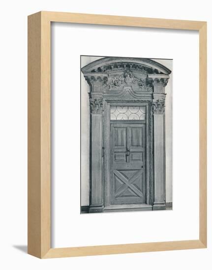 'Carved Wood Doorway, Early Eighteenth Century', 1909-Unknown-Framed Photographic Print