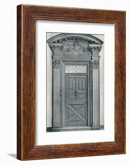 'Carved Wood Doorway, Early Eighteenth Century', 1909-Unknown-Framed Photographic Print