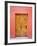 Carved Wooden Door, San Miguel, Guanajuato State, Mexico-Julie Eggers-Framed Photographic Print