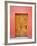 Carved Wooden Door, San Miguel, Guanajuato State, Mexico-Julie Eggers-Framed Photographic Print