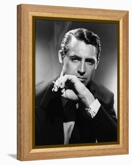 Cary Grant (b/w photo)-null-Framed Stretched Canvas