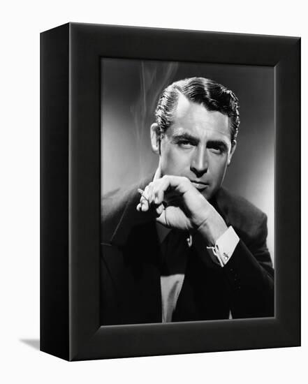 Cary Grant (b/w photo)-null-Framed Stretched Canvas