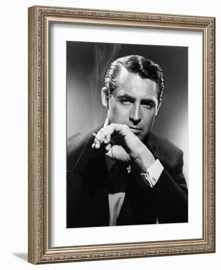 Cary Grant (b/w photo)-null-Framed Photo