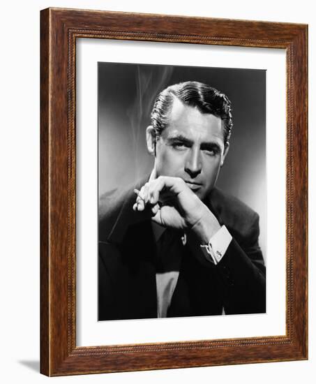 Cary Grant (b/w photo)-null-Framed Photo