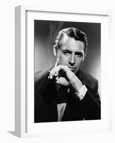 Cary Grant (b/w photo)-null-Framed Photo