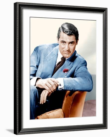 Cary Grant, ca. 1936-null-Framed Photo