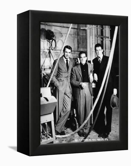 Cary Grant, Frank Capra, James Stewart. "The Philadelphia Story" 1940, Directed by George Cukor-null-Framed Premier Image Canvas