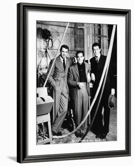 Cary Grant, Frank Capra, James Stewart. "The Philadelphia Story" 1940, Directed by George Cukor-null-Framed Photographic Print