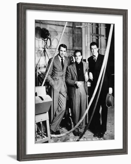 Cary Grant, Frank Capra, James Stewart. "The Philadelphia Story" 1940, Directed by George Cukor-null-Framed Photographic Print