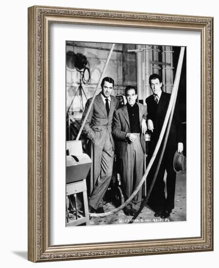 Cary Grant, Frank Capra, James Stewart. "The Philadelphia Story" 1940, Directed by George Cukor-null-Framed Photographic Print