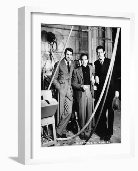 Cary Grant, Frank Capra, James Stewart. "The Philadelphia Story" 1940, Directed by George Cukor-null-Framed Photographic Print