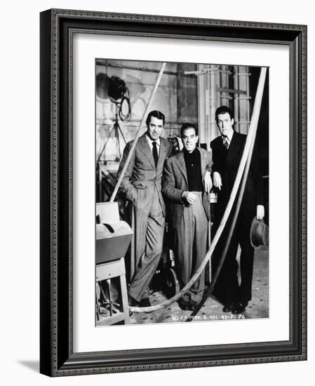 Cary Grant, Frank Capra, James Stewart. "The Philadelphia Story" 1940, Directed by George Cukor-null-Framed Photographic Print