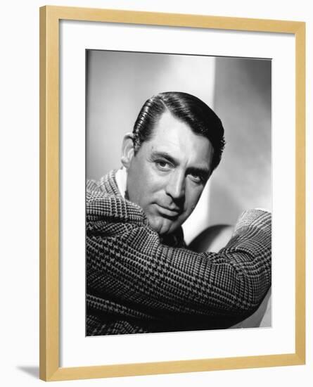 Cary Grant. "Notorious" 1946, Directed by Alfred Hitchcock-null-Framed Photographic Print