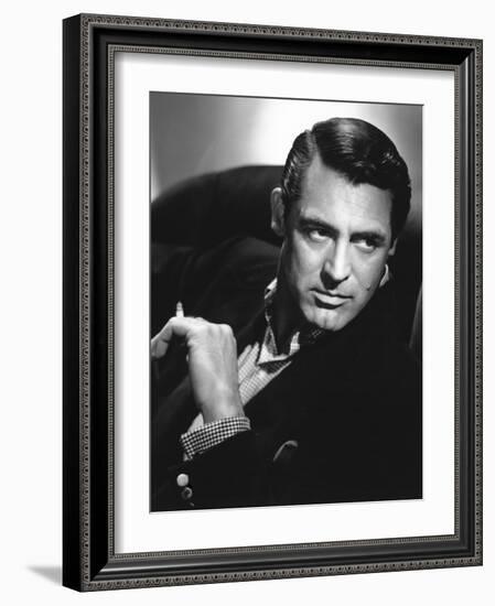 Cary Grant. "Notorious" 1946, Directed by Alfred Hitchcock-null-Framed Photographic Print