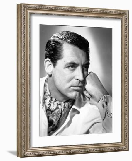 Cary Grant. "Notorious" 1946, Directed by Alfred Hitchcock-null-Framed Photographic Print