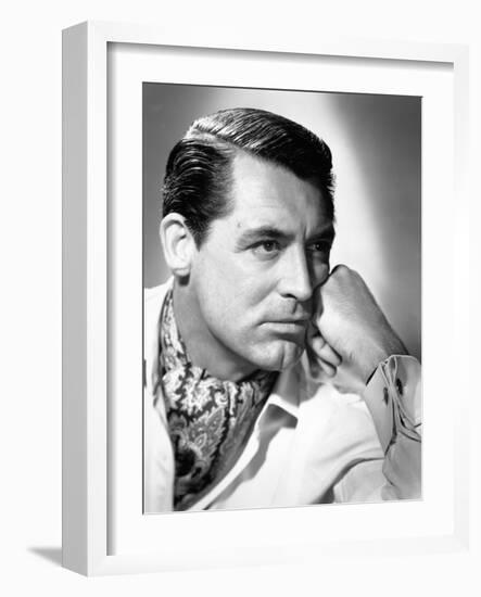 Cary Grant. "Notorious" 1946, Directed by Alfred Hitchcock-null-Framed Photographic Print