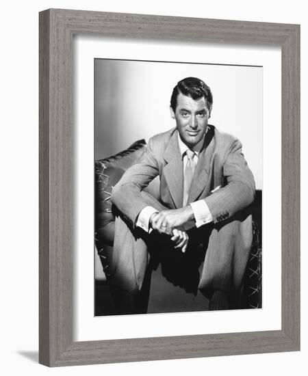 Cary Grant. "Once Upon a Honeymoon" 1942, Directed by Leo Mccarey-null-Framed Photographic Print