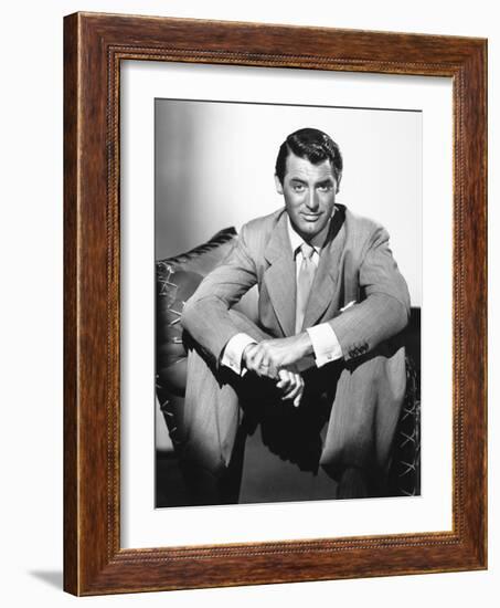 Cary Grant. "Once Upon a Honeymoon" 1942, Directed by Leo Mccarey-null-Framed Photographic Print