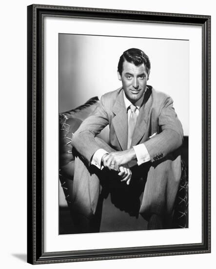 Cary Grant. "Once Upon a Honeymoon" 1942, Directed by Leo Mccarey-null-Framed Photographic Print