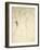 Caryatid, C.1913-14 (Pen and Ink on Paper)-Amedeo Modigliani-Framed Giclee Print