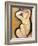 Caryatid, circa 1913-14-Amedeo Modigliani-Framed Giclee Print