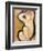 Caryatid, circa 1913-14-Amedeo Modigliani-Framed Giclee Print