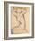 Caryatid-Amedeo Modigliani-Framed Art Print