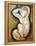 Caryatid-Amedeo Modigliani-Framed Stretched Canvas